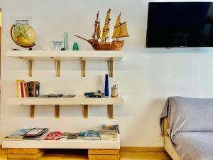 The library in Az apartmant