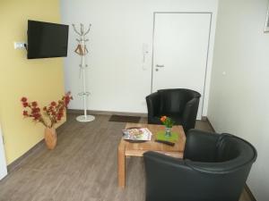 TV a/nebo společenská místnost v ubytování Pension Augenblick