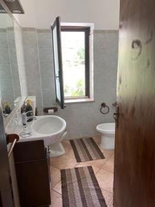 Koupelna v ubytování A CASA DI GIÒ & GIÒ