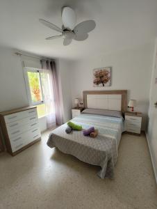 Postel nebo postele na pokoji v ubytování Apartamento Faro Torrox + 5 fotografií