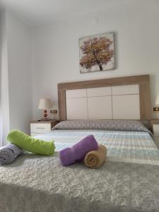 Postel nebo postele na pokoji v ubytování Apartamento Faro Torrox