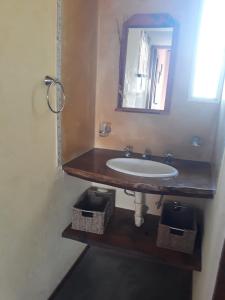 Koupelna v ubytování cabañas altos de giardino