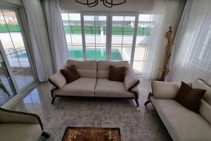Posezení v ubytování Dalyan Villa Hannibal