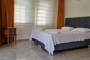 Postel nebo postele na pokoji v ubytování Dalyan Villa Hannibal