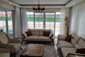 Posezení v ubytování Dalyan Villa Hannibal
