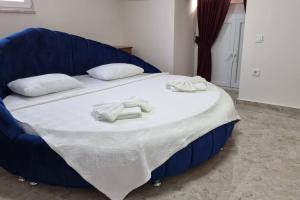 Postel nebo postele na pokoji v ubytování Dalyan Villa Hannibal
