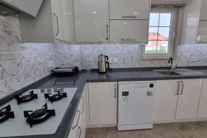 Kuchyň nebo kuchyňský kout v ubytování Dalyan Villa Hannibal