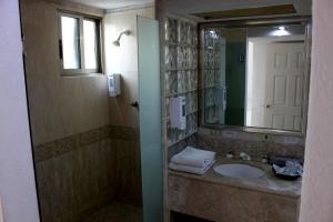 Koupelna v ubytování Hotel Plaza Caribe