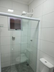 Kúpeľňa v ubytovaní Maresias Suítes