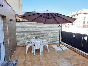 Balkón alebo terasa v ubytovaní ATICO CENTRO GANDIA