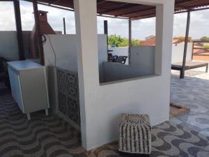 Μια τηλεόραση ή/και κέντρο ψυχαγωγίας στο SeoMarujo Hostel rent a room Morro Branco