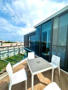 Balkón nebo terasa v ubytování Galilee B&B 加利利海民宿
