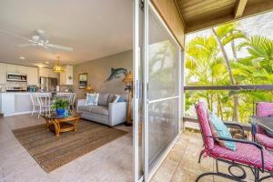 Posezení v ubytování Hale Kamaole 7-169- Ground floor, ocean view, updated Kihei gem