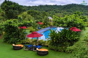 Mayfair Spring Valley Resort Guwahati外面的花园