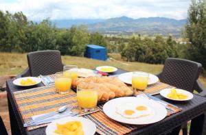 Opcije za doručak na raspolaganju gostima u objektu Libre Camp Amarillo