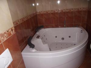 Koupelna v ubytování Hotel Flormang