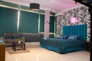 Posezení v ubytování SUITES FullHouse