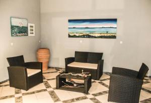 Posezení v ubytování Skentos Hotel