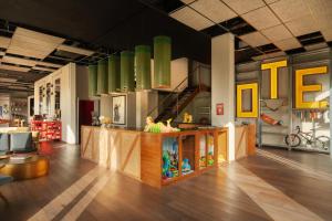 a store with a counter with toys on it at Re Versiliana Hotel in Marina di Pietrasanta