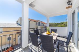 Balkón nebo terasa v ubytování Apartments Ferdo