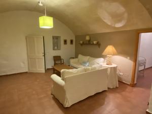 Rúm í herbergi á Holiday Home Finca SANT JAUME