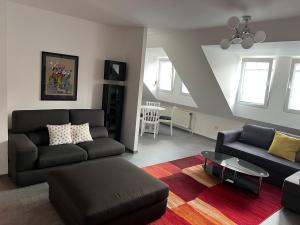 Posezení v ubytování APARTMÁN U ZOUBKU