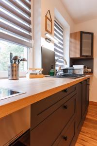 Kuchyňa alebo kuchynka v ubytovaní BB21 Apartman Eger - City centre