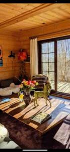 Zdjęcie z galerii obiektu Chalet de luxe avec jacuzzi Hammam et billard w mieście Allos