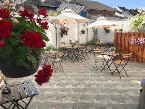 Patio nebo venkovní prostory v ubytování Residence Vysta
