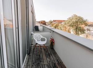 Balkón nebo terasa v ubytování HEINhotel vienna airport