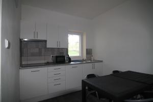 Kuchyň nebo kuchyňský kout v ubytování Trdlovy Apartmány a Chata Tatranec v areálu Jaškovské krčmy