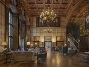 Posezení v ubytování Schlosshotel Berlin
