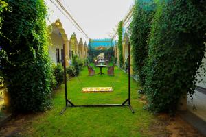 Zahrada ubytování Hotel Mewad Haveli Pushkar