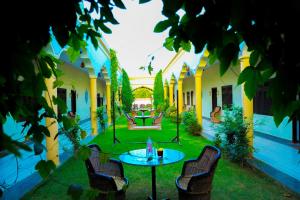 Zahrada ubytování Hotel Mewad Haveli Pushkar