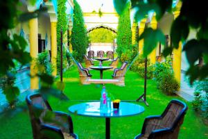 Zahrada ubytování Hotel Mewad Haveli Pushkar