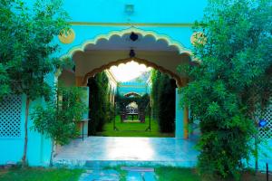 Zahrada ubytování Hotel Mewad Haveli Pushkar