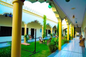 Zahrada ubytování Hotel Mewad Haveli Pushkar