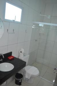 Vonios kambarys apgyvendinimo įstaigoje Pousada Vovó Zilda Maragogi