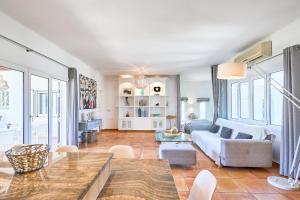 Posezení v ubytování Villa Brusc
