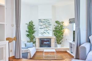 Posezení v ubytování Villa Brusc