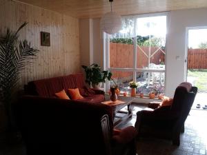 Posezení v ubytování Studio Glass Vysočina