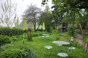 Garden sa labas ng AUBERGE DU VAL AU CESNE
