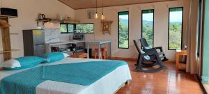 Η κουζίνα ή μικρή κουζίνα στο Corcovado Bungalows