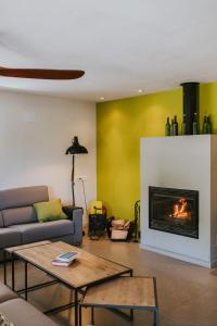 Χώρος καθιστικού στο Villa Exclusiva Balcón Rosa mirando a Torrevieja