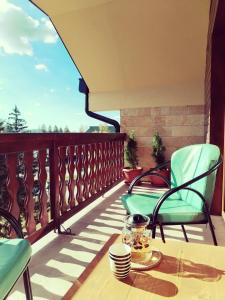 Balkon oz. terasa v nastanitvi Zlatarska Studenica