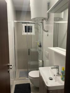 Koupelna v ubytování Apartman Family Čović