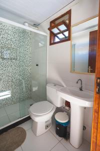 Kylpyhuone majoituspaikassa POUSADA ENCANTO DO AMOR