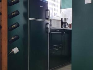 Kuchyňa alebo kuchynka v ubytovaní Apartament Zielona Przystań Gdańsk