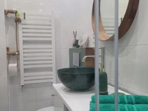 Kúpeľňa v ubytovaní Apartament Zielona Przystań Gdańsk