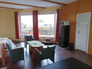 Kuchyň nebo kuchyňský kout v ubytování Apartmán ANSAT Opatovská 20